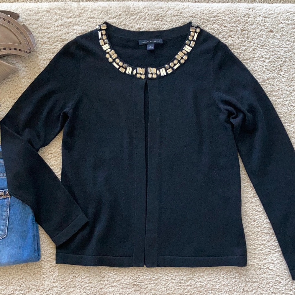 Banana Republic Embellished Cardigan Sweater - Picture 2 of 6